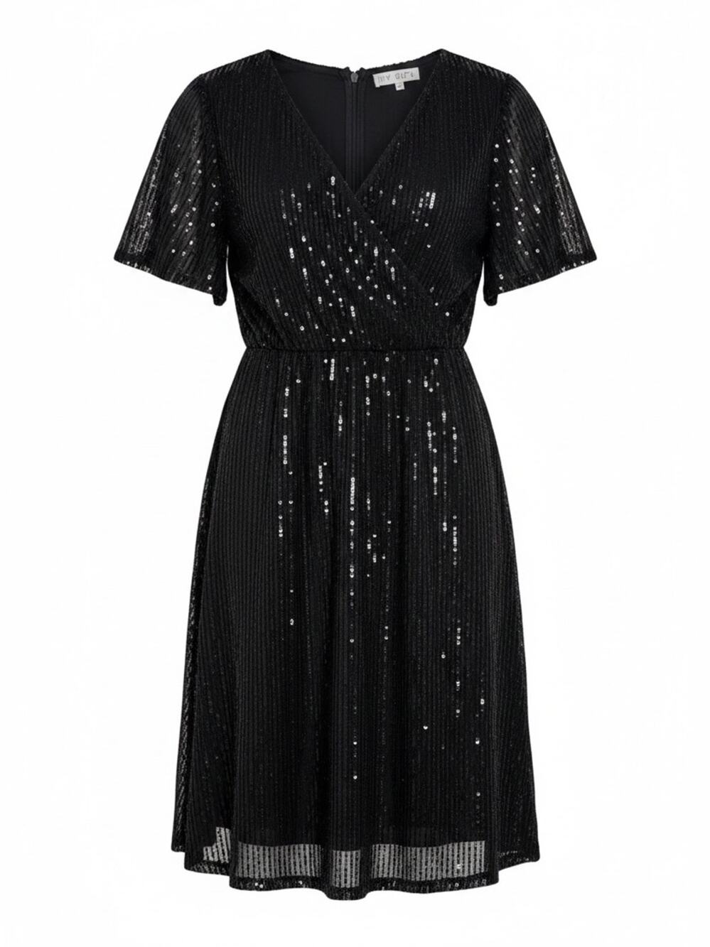 Ivy City Co Black Sequin Goldie Dress